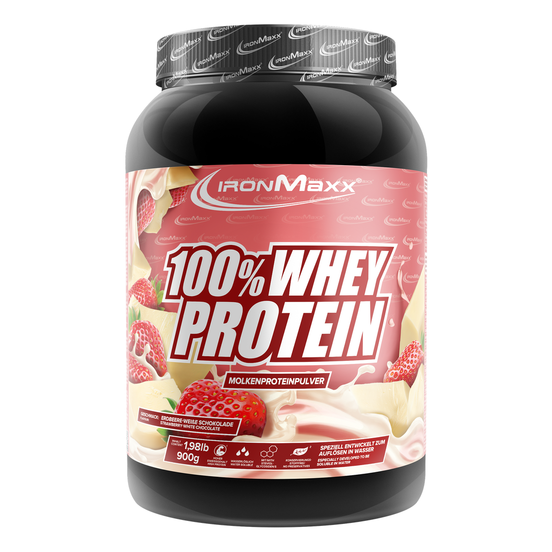 100% Whey Protein (900g) - White Chocolate Strawberry