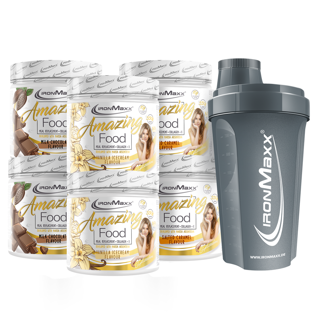Amazing Food 6er Bundle + Shaker