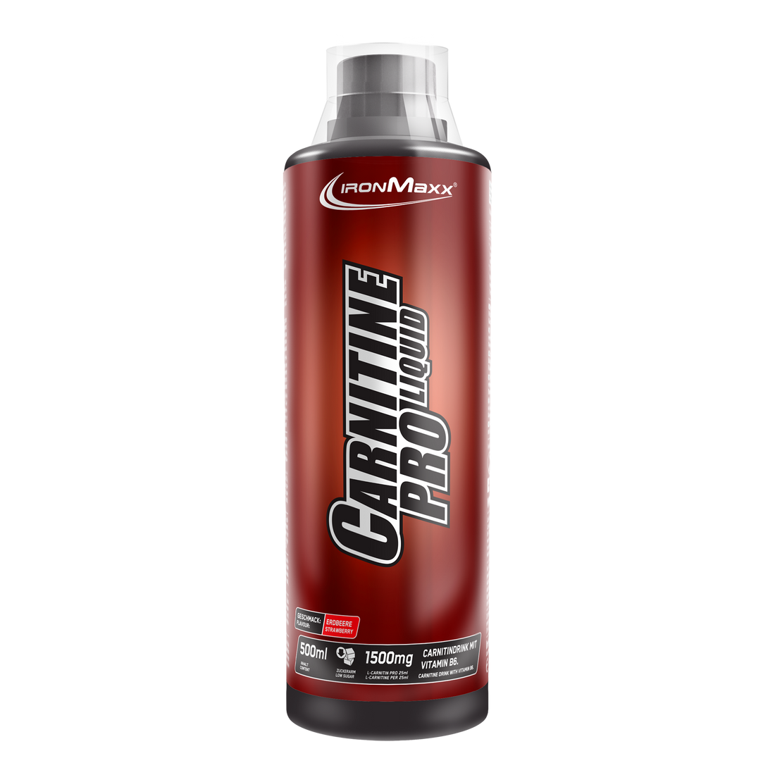 Carnitine Pro Liquid (500ml) - Erdbeere