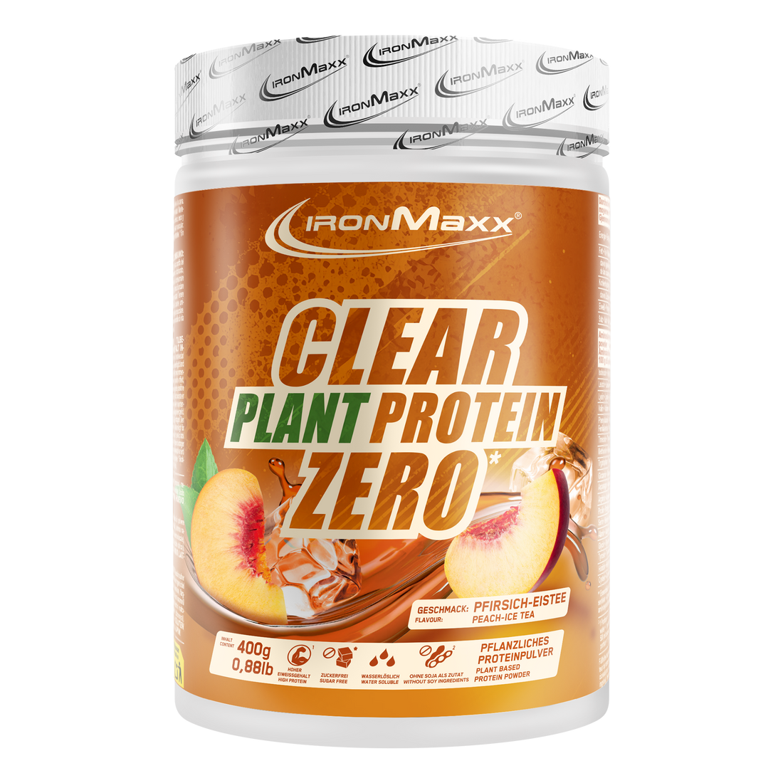 Clear Plant Protein ZERO - 400g can - Peach Ice Tea