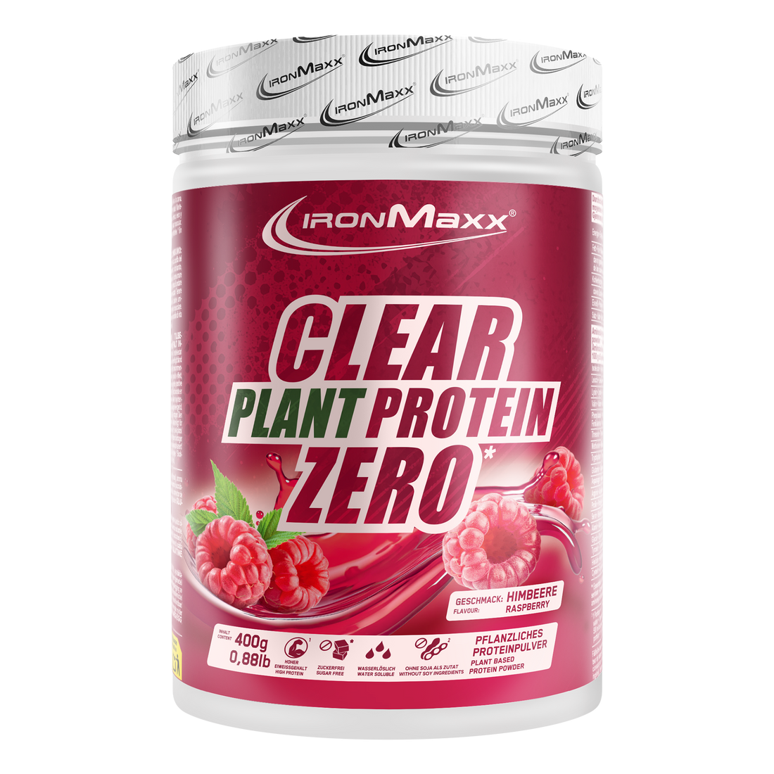 Clear Plant Protein ZERO - 400g can - Raspberry
