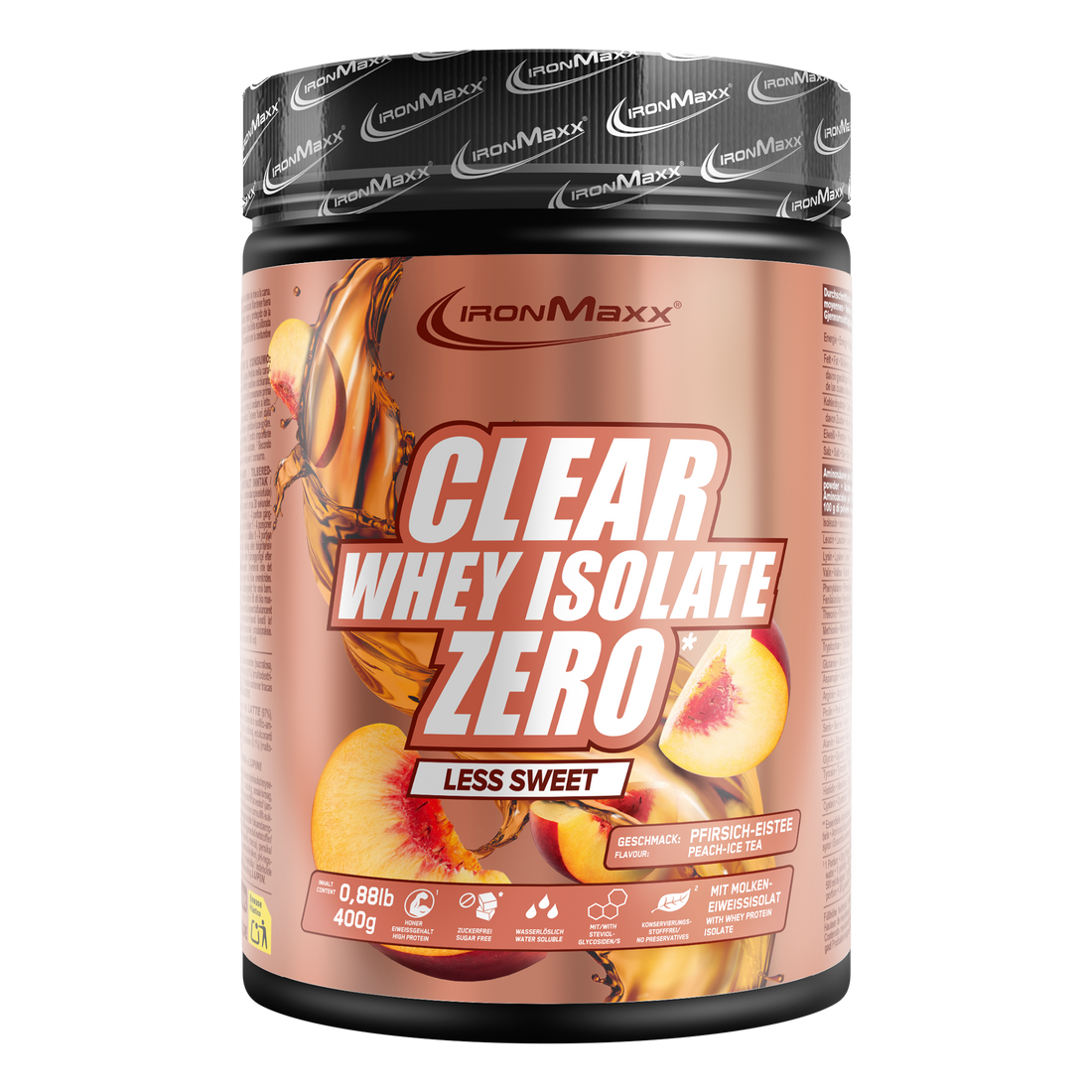 Clear Whey Isolate ZERO (400g) - "Less sweet"  Peach Ice Tea