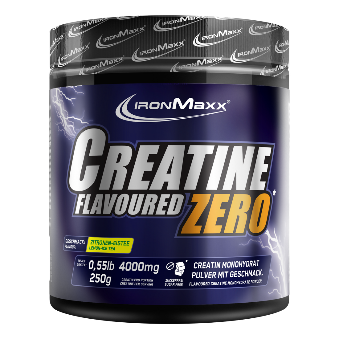 Creatine Flavored Zero (250g) - Lemon Ice Tea