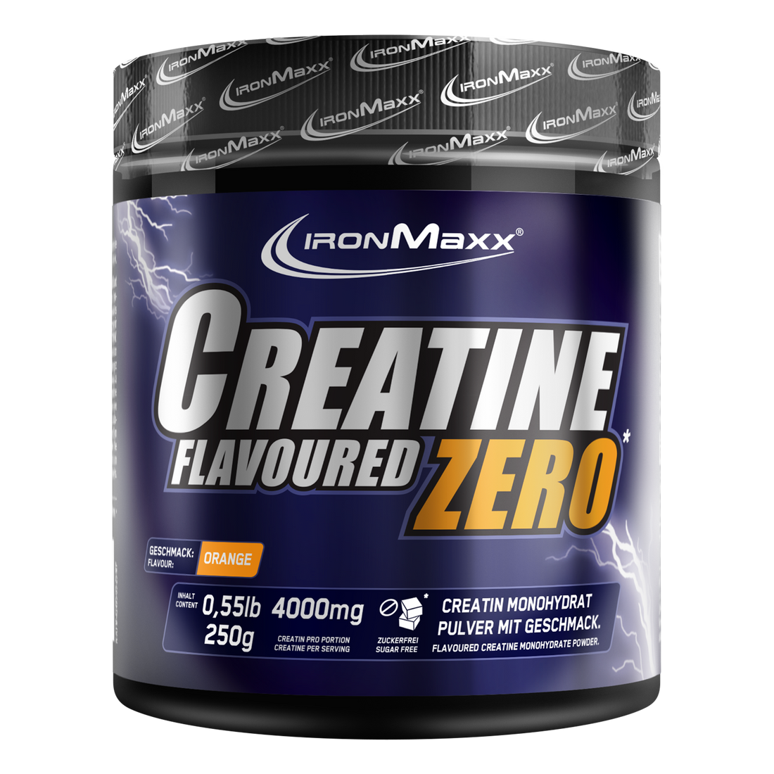 Creatine Flavoured Zero (250g) - Orange