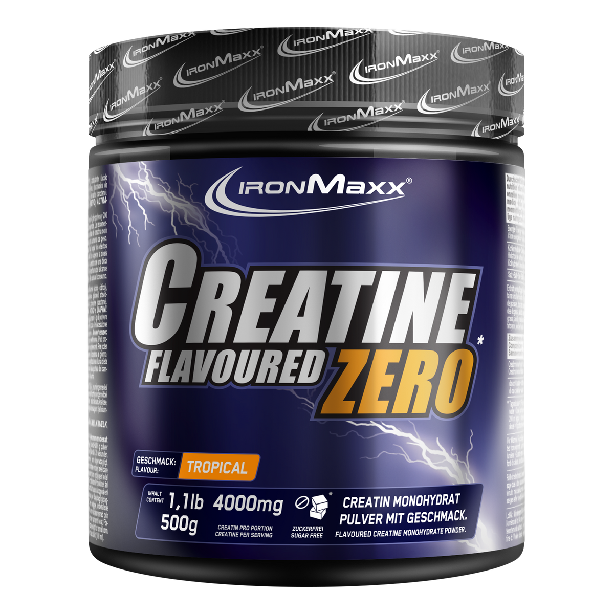 Creatin mit Geschmack Flavoured Tropical 500g - Jetzt kaufen – IronMaxx ...