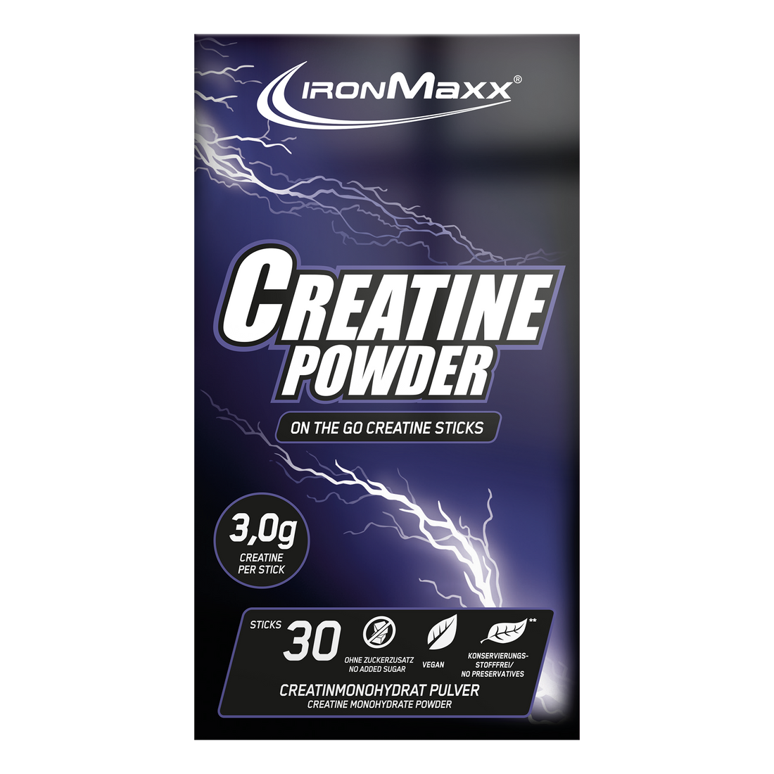 Creatine Monohydrate Sticks (30 x 3,4g)