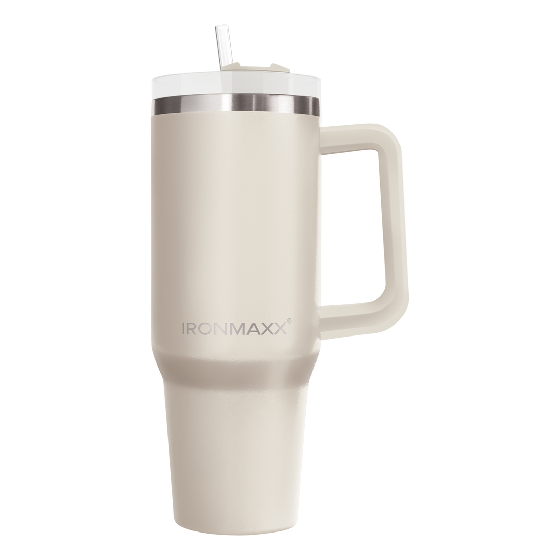 IronMaxx Cup mit Griff 1,2L (V2.0) - Cream