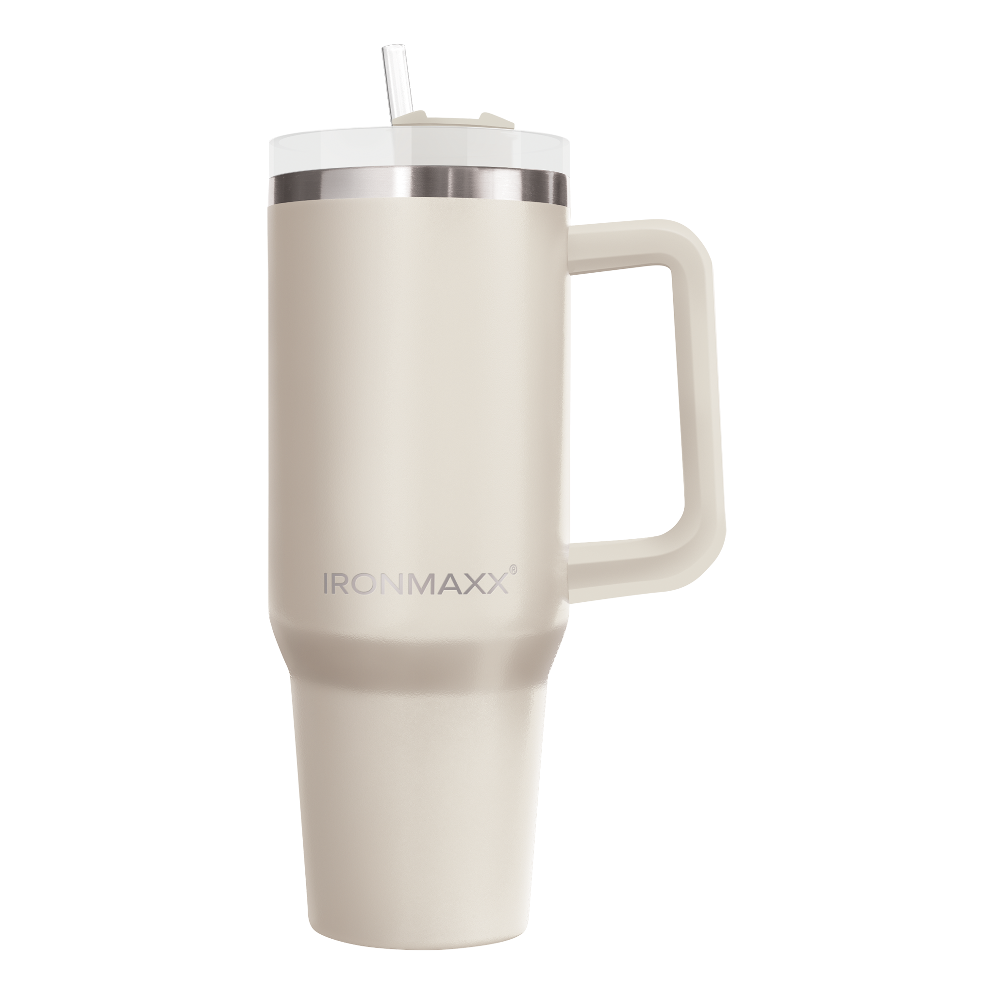IronMaxx Cup mit Griff 1,2L (V2.0) - Cream
