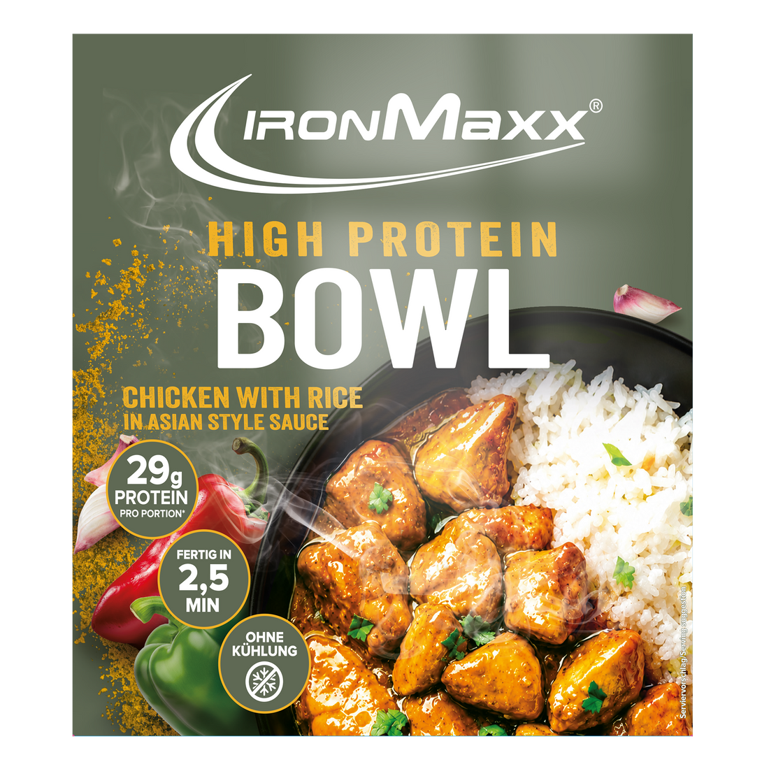 High Protein Bowl (420g) - Chicken with Rice Asian Style
