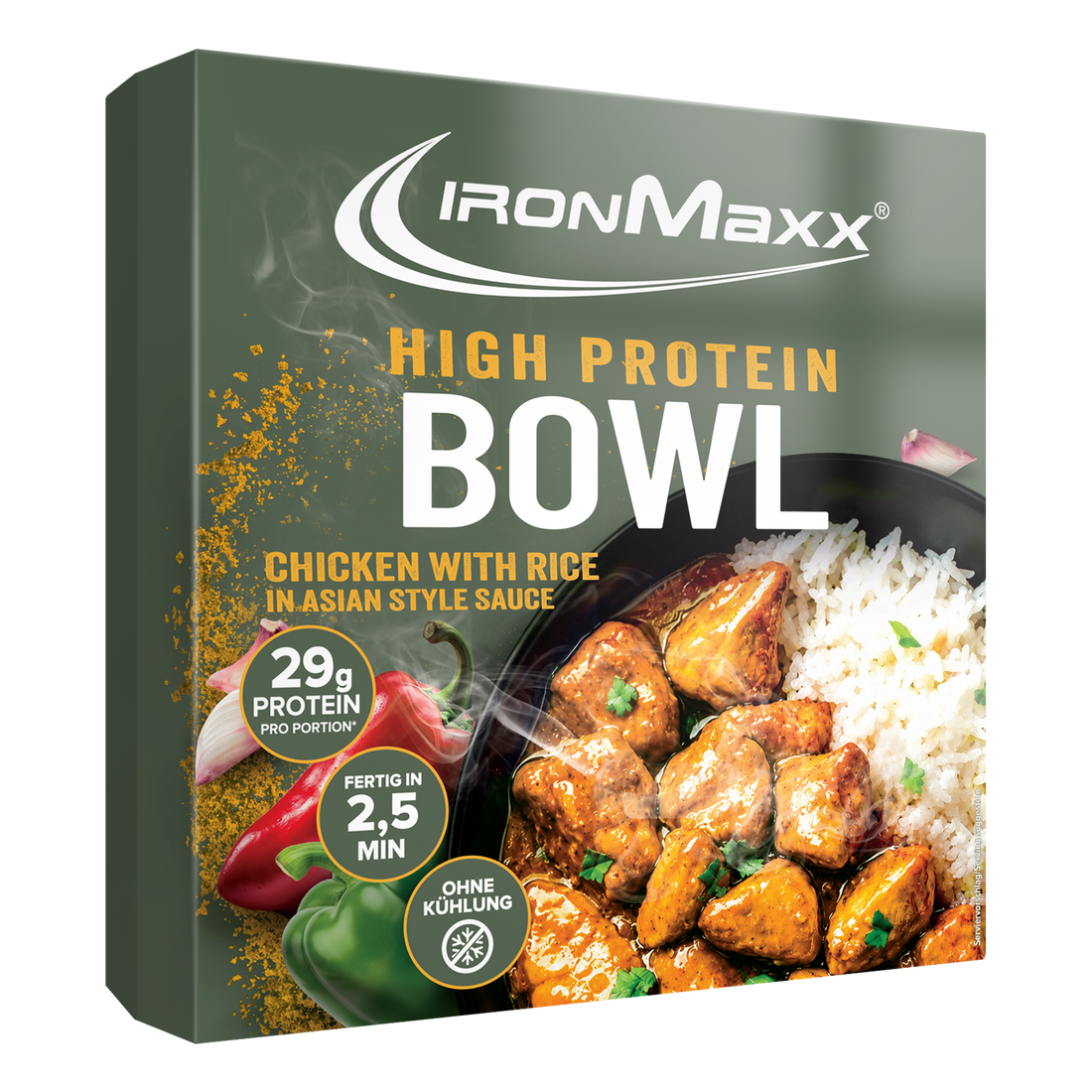 High Protein Bowl (420g) - Chicken with Rice Asian Style
