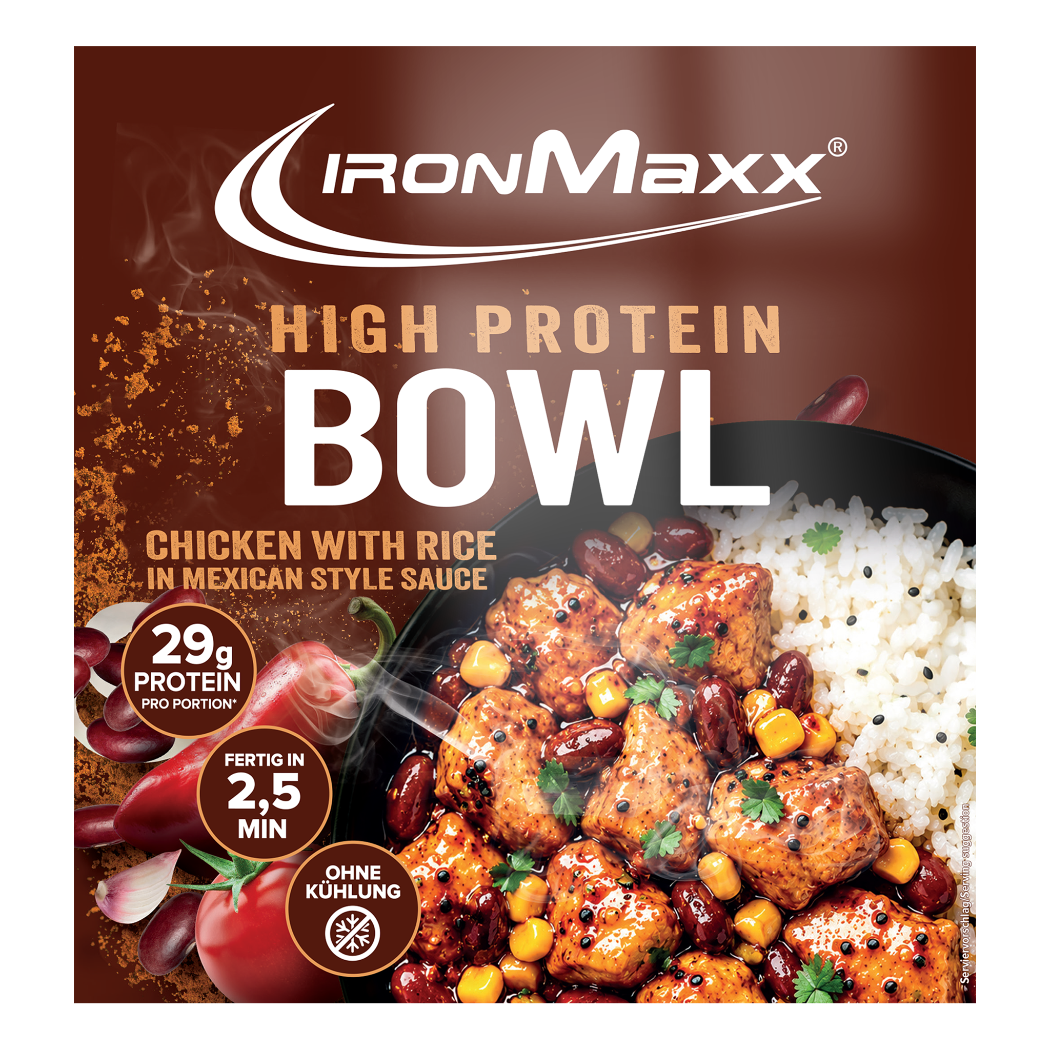 <tc>High Protein Bowl (420g) - Chicken with Rice Mexican Style</tc>