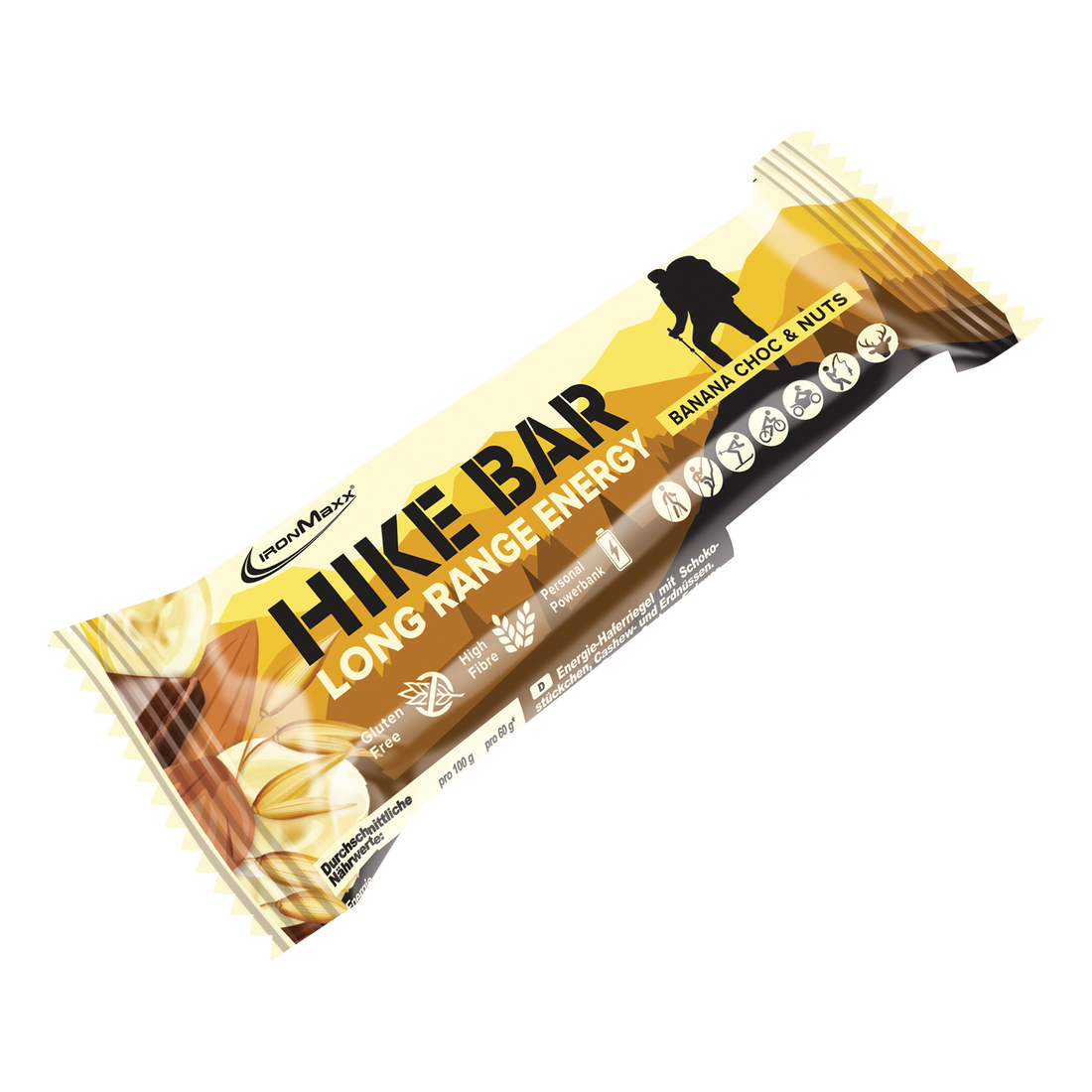 Hike Bar - 60g bar - Banana Choc &amp; Nuts (best before: 08.05.2025)