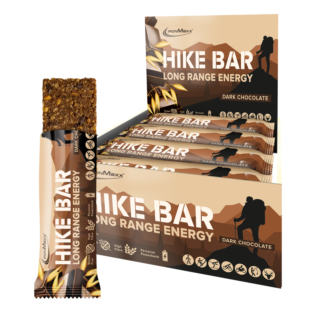 Hike Bar (12x60g) - Dark Chocolate