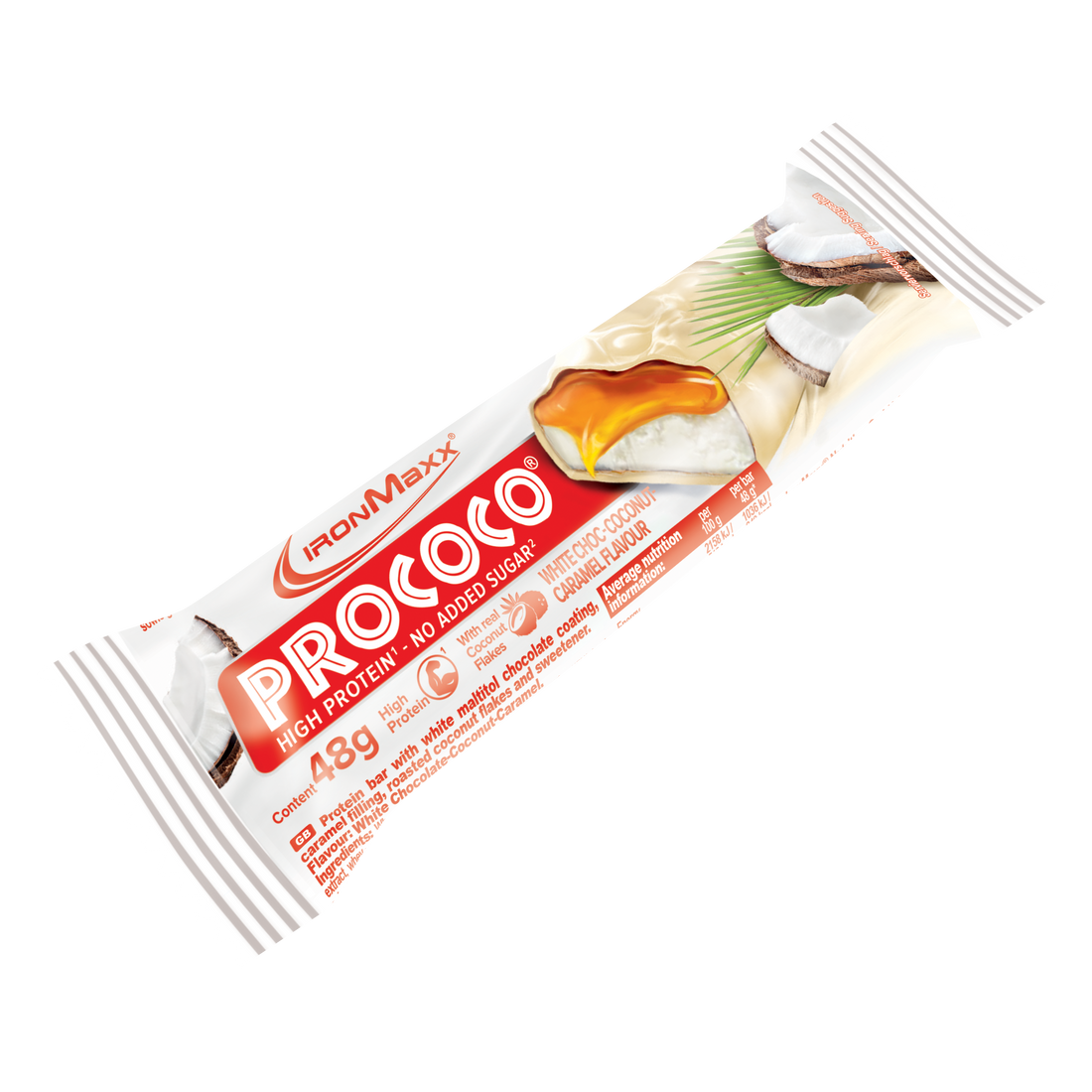 Prococo® - 48g - White Choc  Coconut Caramel
