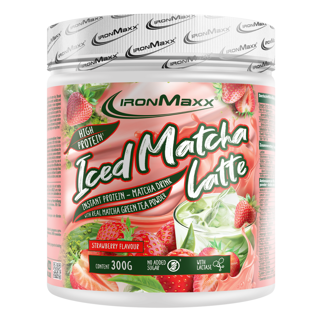 Iced Matcha Latte (300g) - Strawberry Matcha