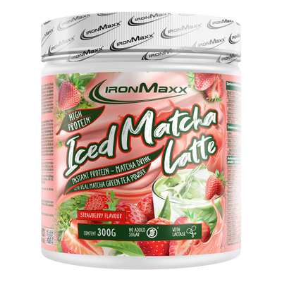 Iced Matcha Latte (300g) - Strawberry Matcha