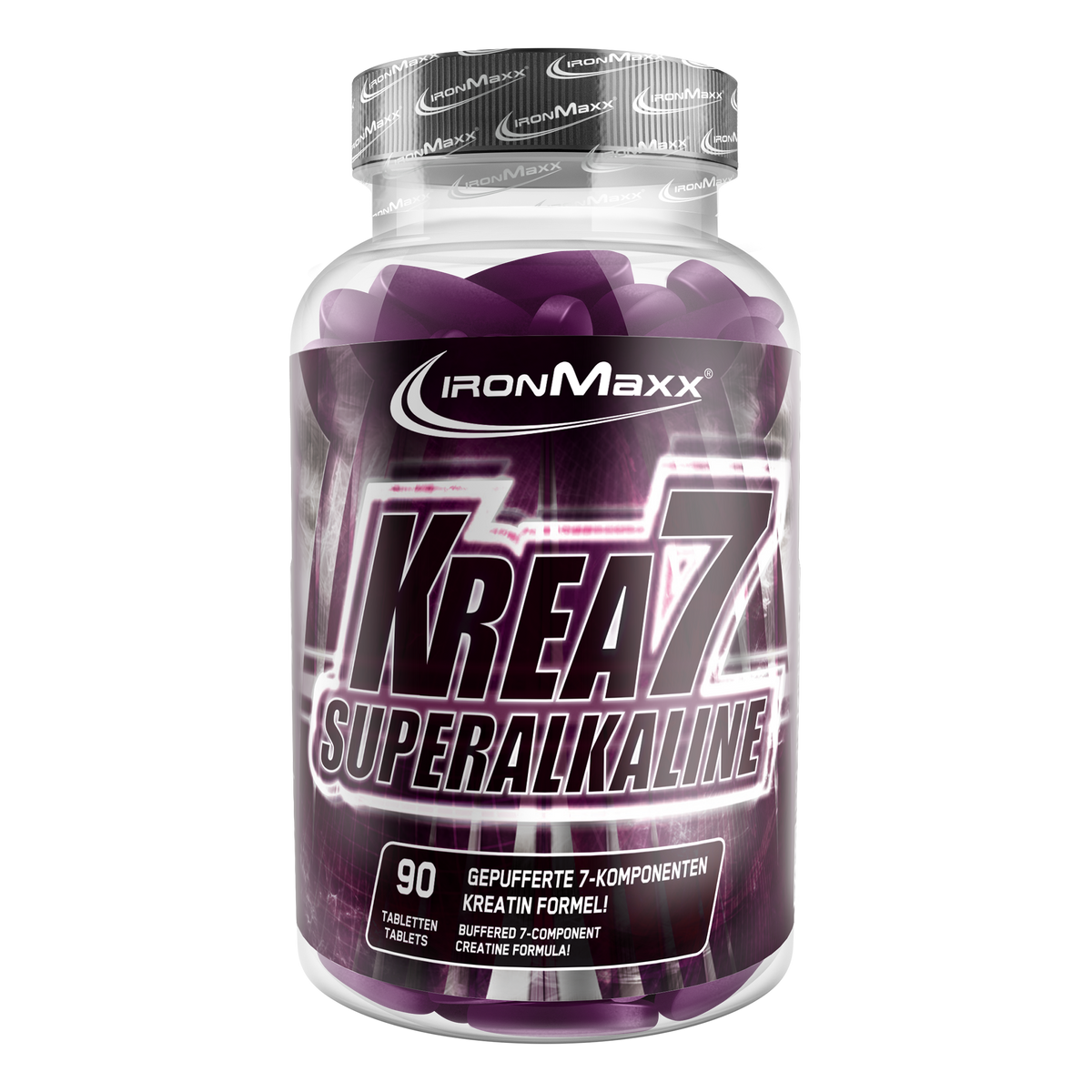 Creatine tablets Krea7 with 7-component formula – IronMaxx Nutrition