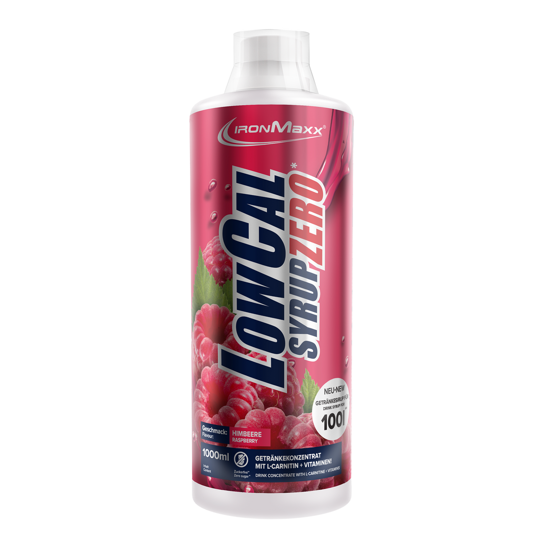 LowCal Syrup Zero (1000ml) - Himbeere