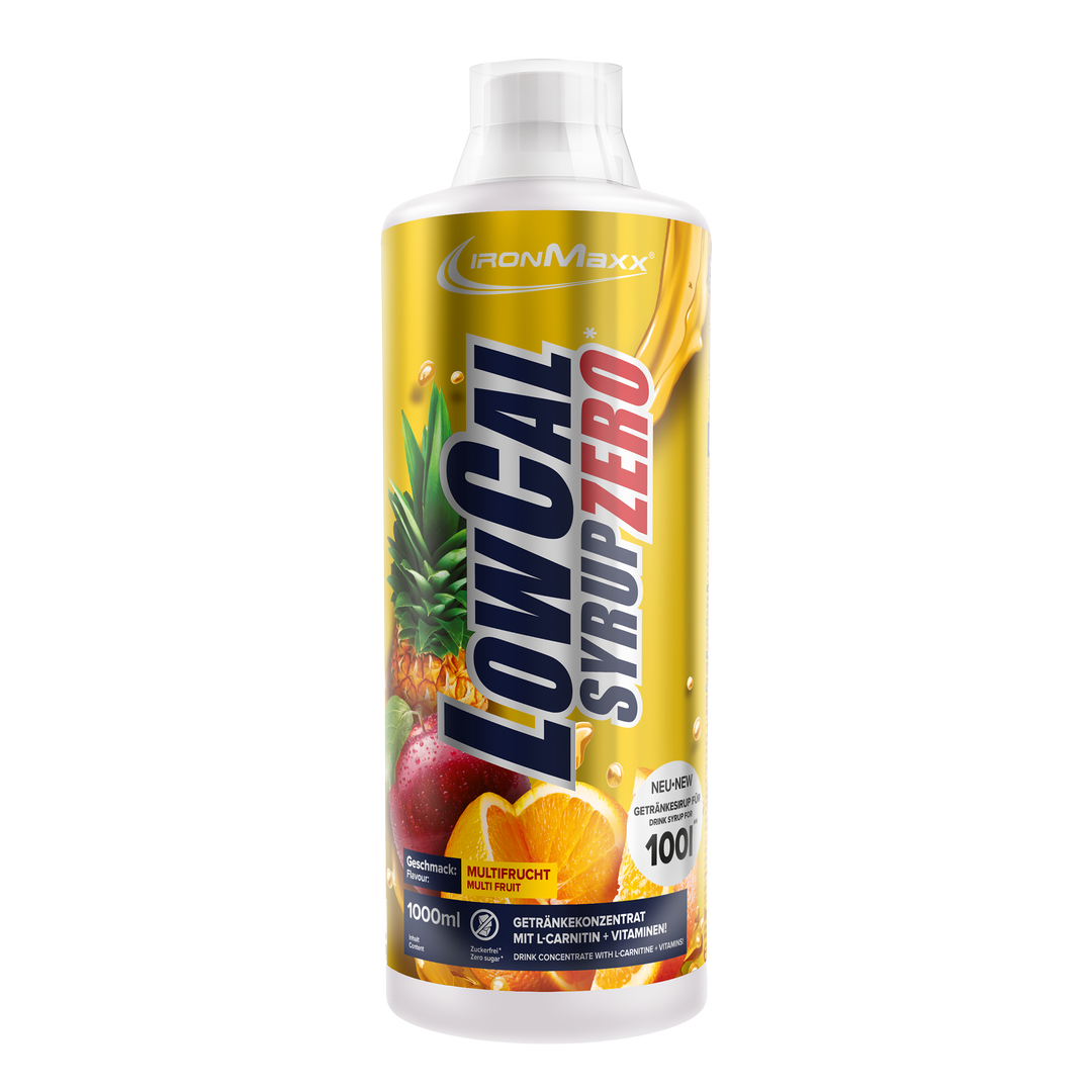 LowCal Syrup Zero - 1000ml bottle - Multifruit