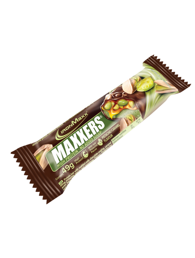 Maxxers (49g) - Milk Choc Pistachio Caramel