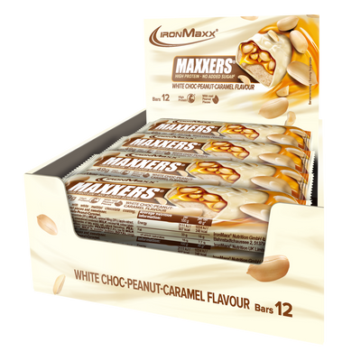 Maxxers (12x49g) - White Choc Peanut Caramel