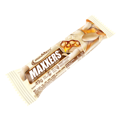 Maxxers - White Choc Peanut Caramel 49g