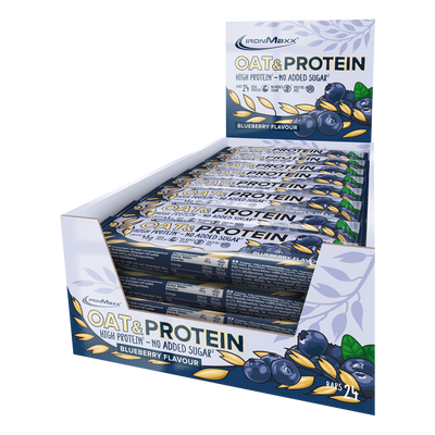 Oat & Protein (24x45g) - Blueberry