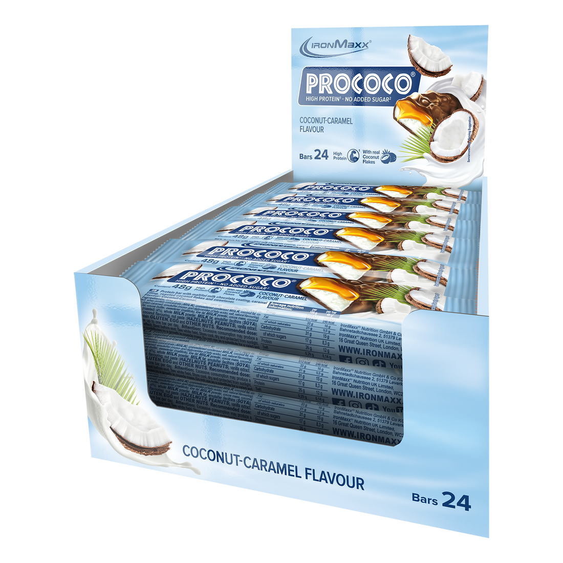 Prococo® - 24x48g Tray - Coconut Caramel