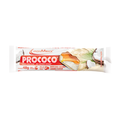 Prococo® - 24x48g Tray - White Choc  Coconut Caramel