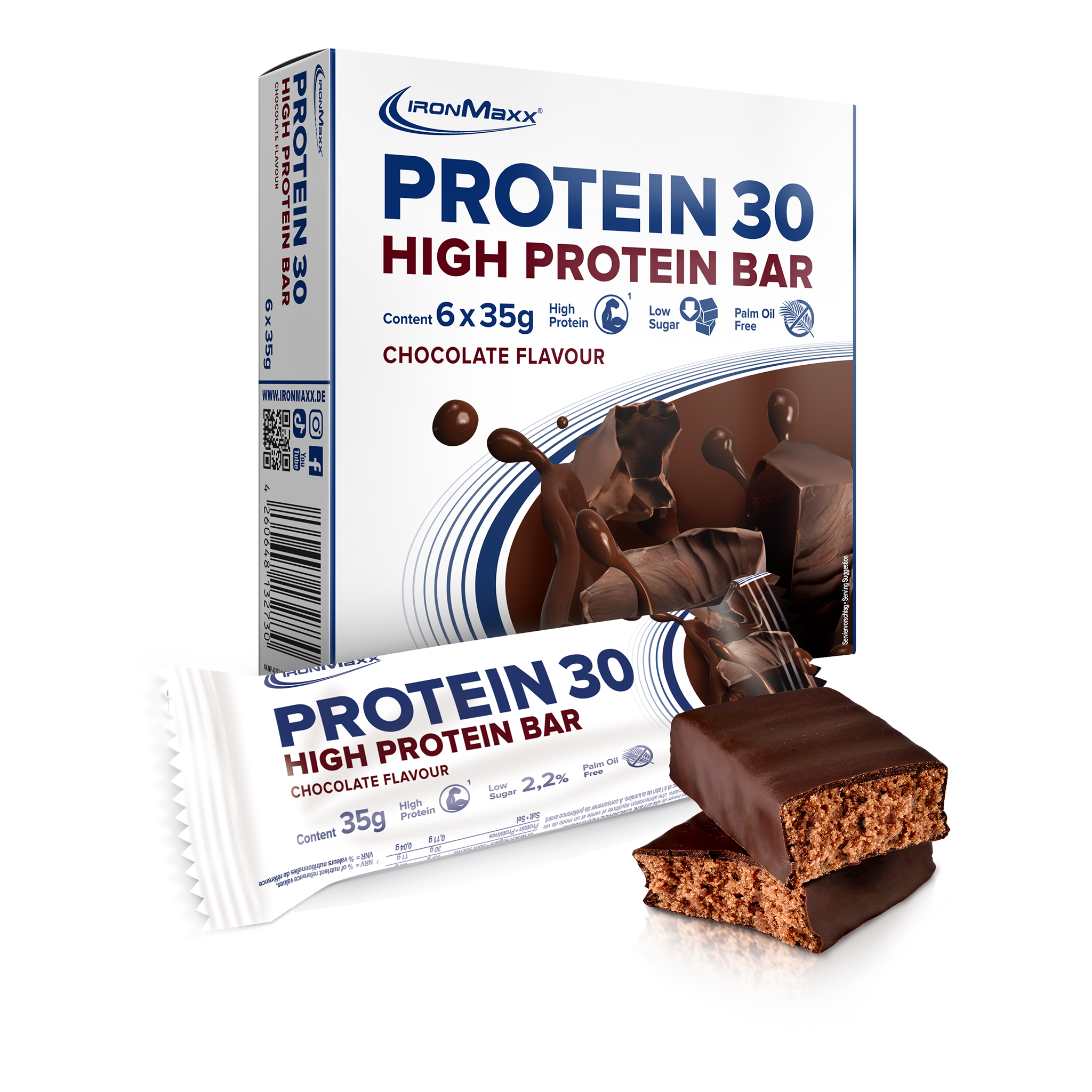 Protein 30 Protein Riegel Multipack (6x35g) - Schokolade
