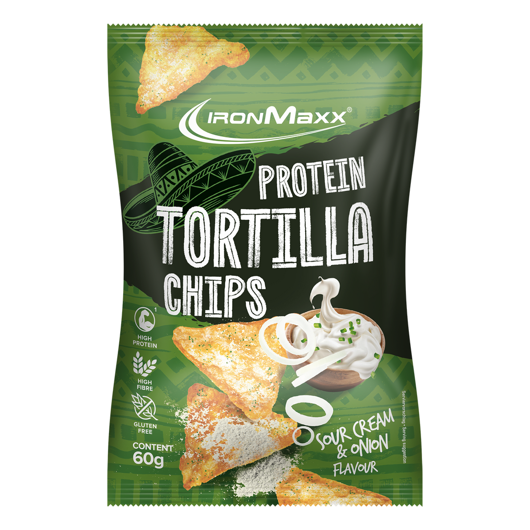 Protein Tortilla Chips 2.0 - 60g Tüte - Sour Cream & Onion
