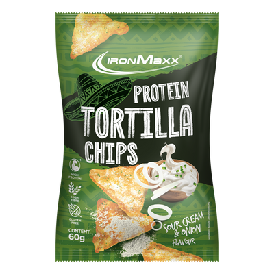 Protein Tortilla Chips 2.0 - 60g Tüte - Sour Cream & Onion