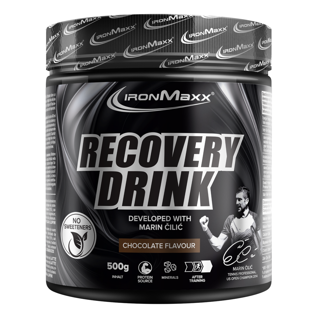 Recovery Drink Powder - Chocolate - 500g can - Marin Cilic