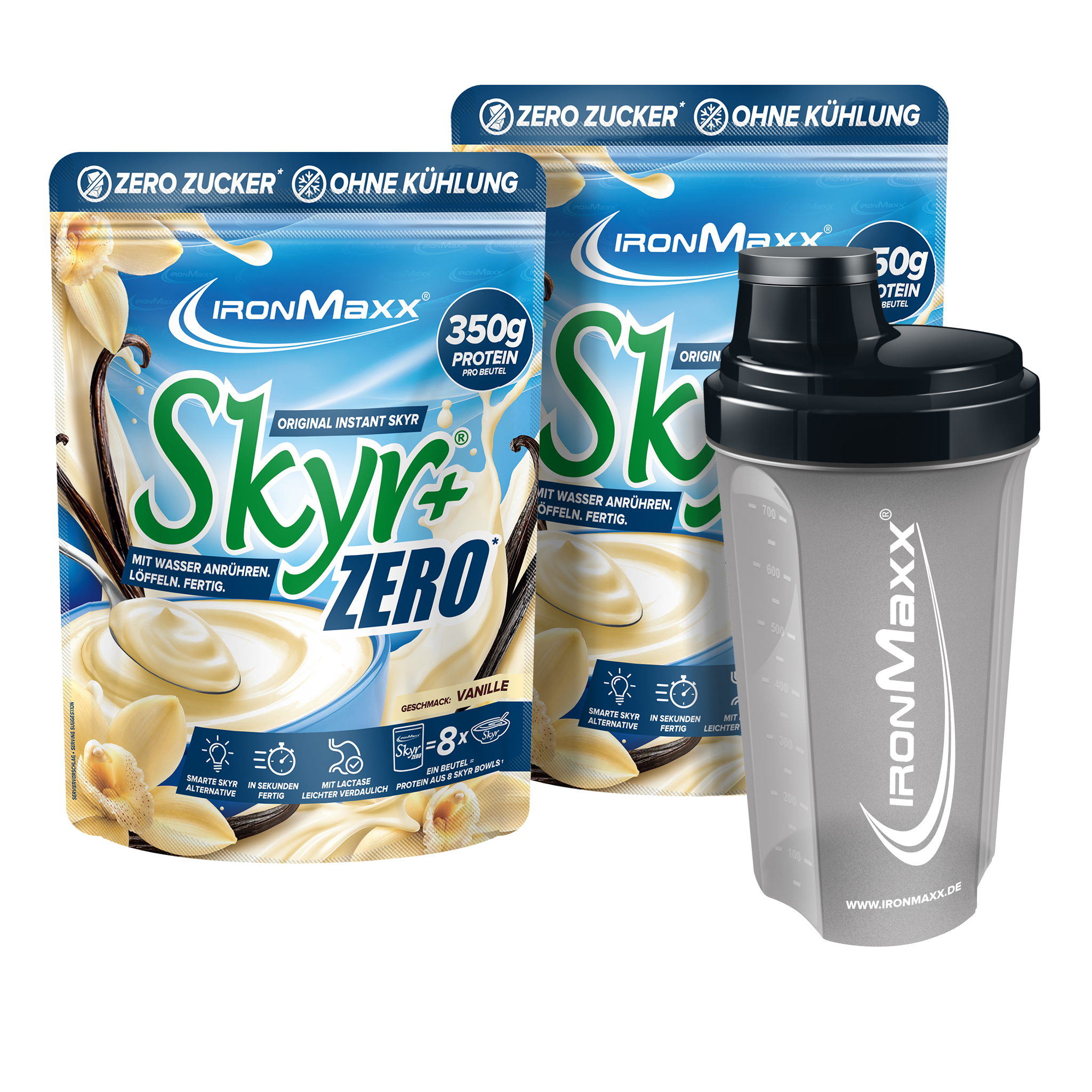 Skyr Duo + Free Shaker - Vanilla
