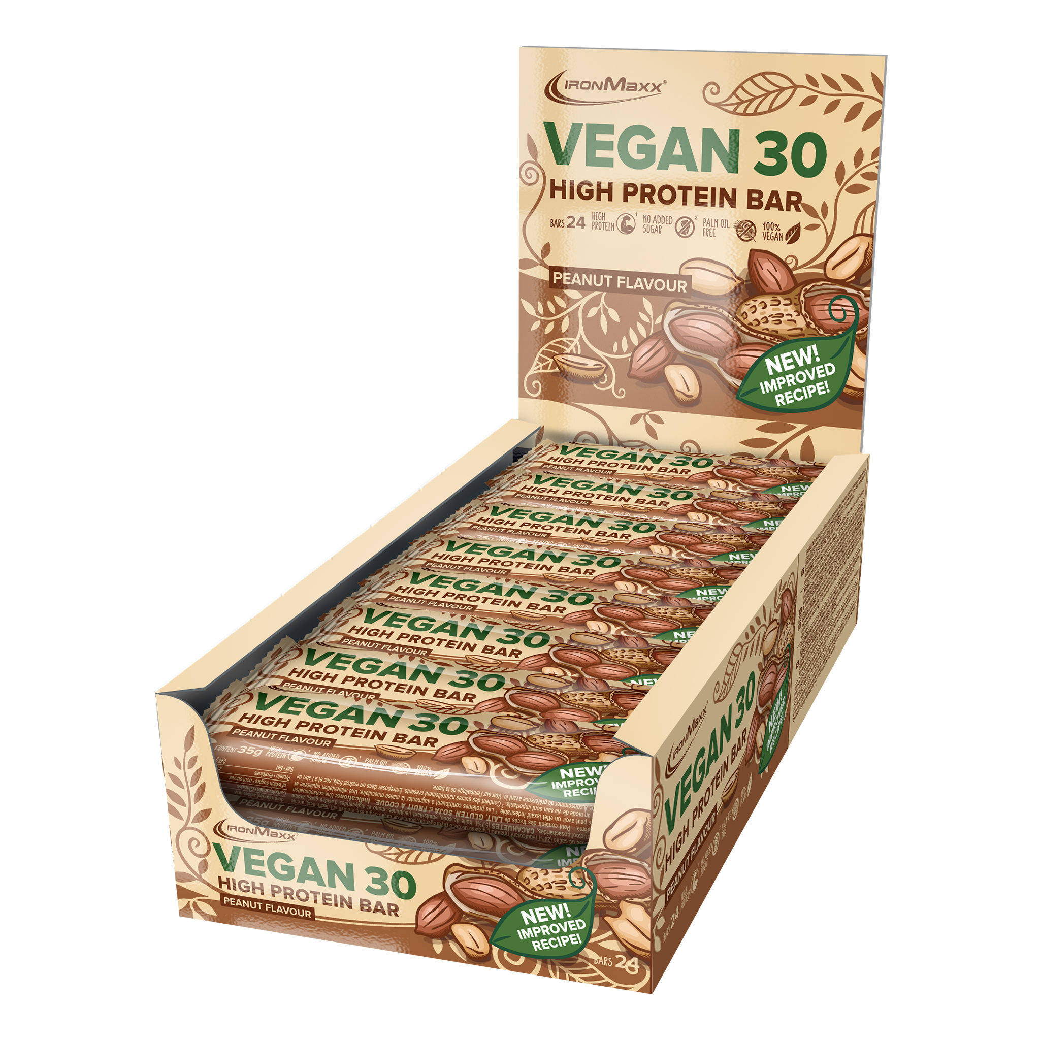 Vegan 30 (24x35g) - Peanut Flavour