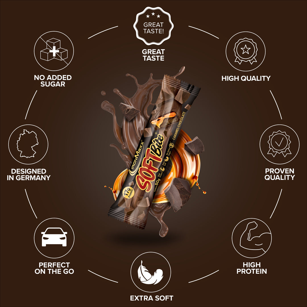 Softbite (12x50g) - Caramel Chocolate