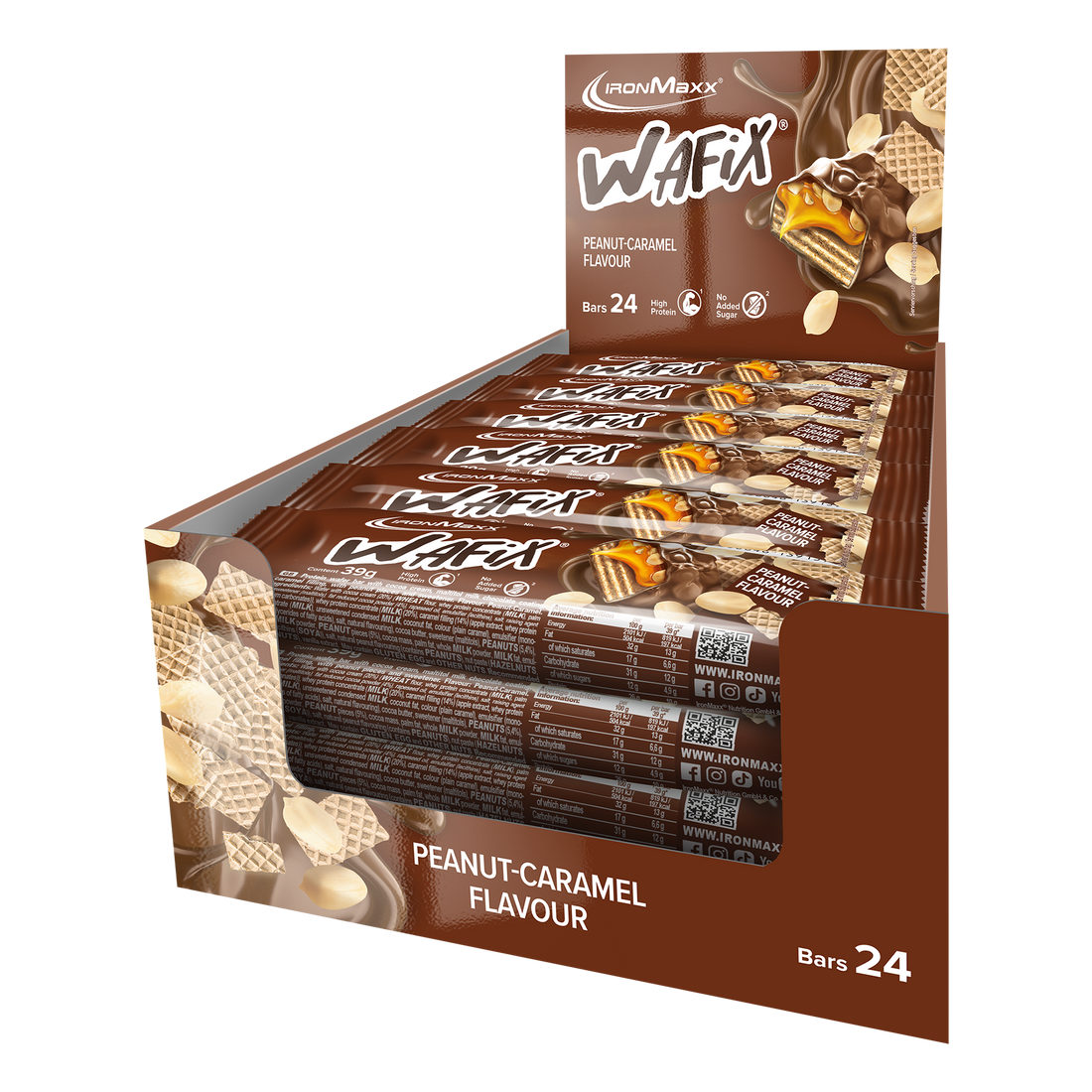 Wafix  - 24x39g Tray - Peanut-Caramel