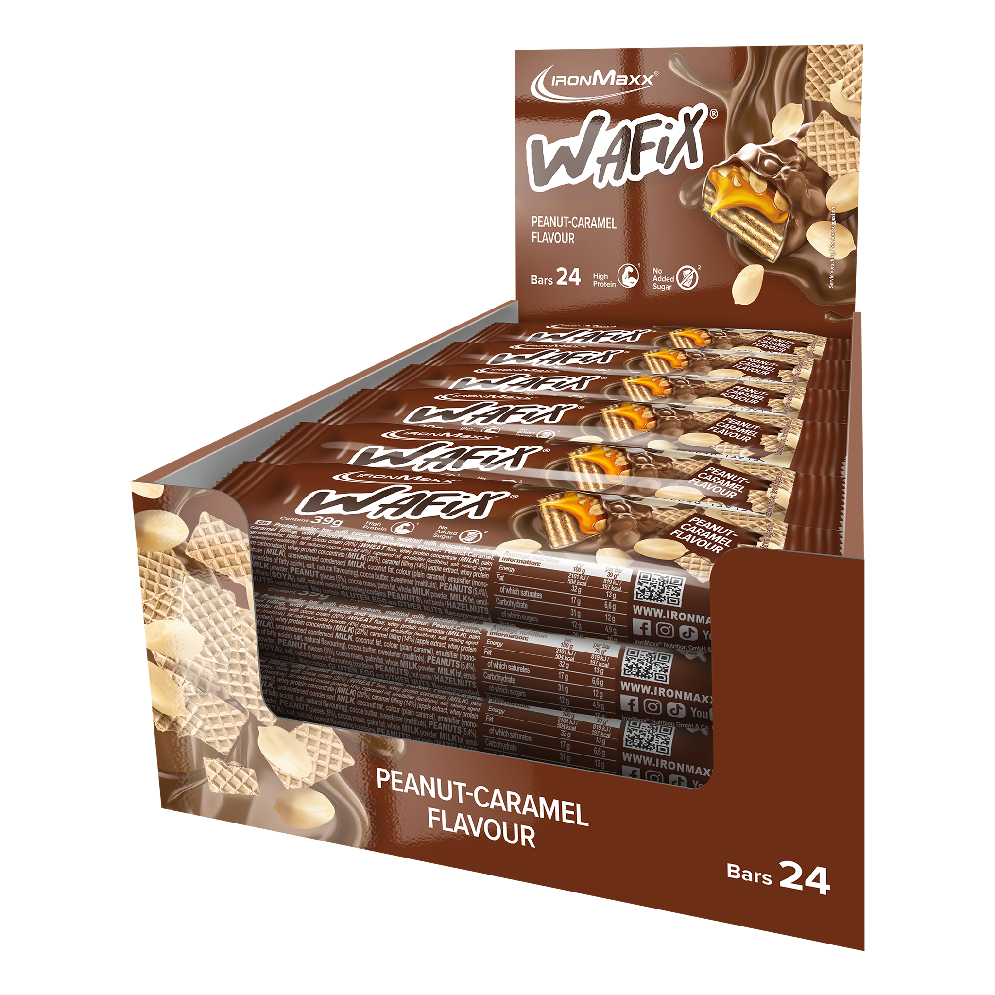 Wafix  - 24x39g Tray - Peanut-Caramel