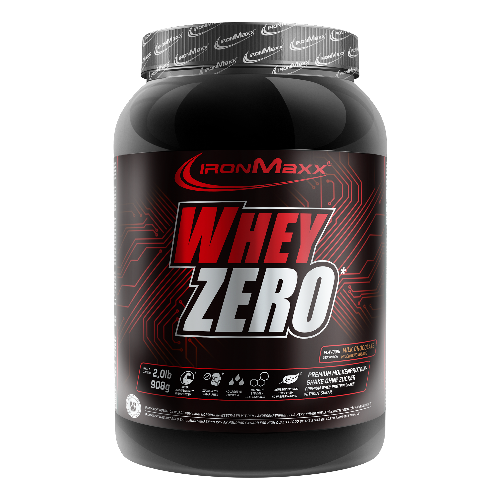 Whey ZERO (908g tin)-Milk chocolate
