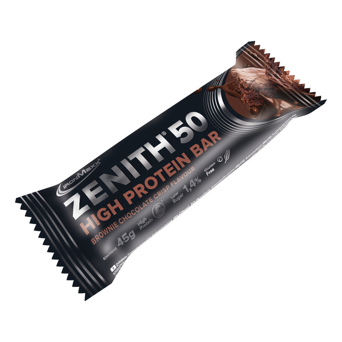 ZENITH 50 Protein Bar (45g) - Brownie Chocolate Crisp (best before: 31.07.2025)