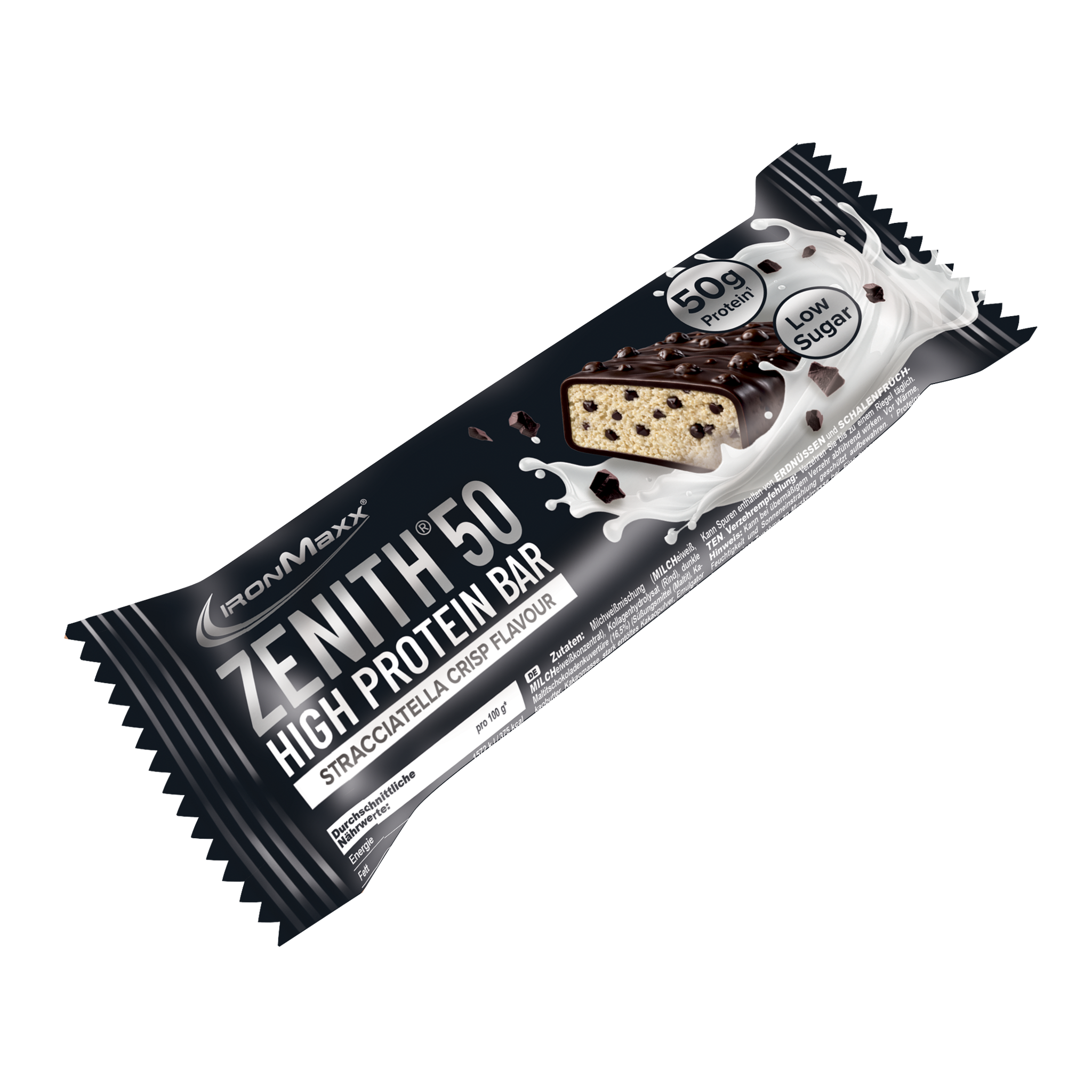 ZENITH® 50 Protein Riegel (100g) - Stracciatella Crisp