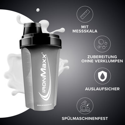 Shaker (700ml) - Schwarz Matt