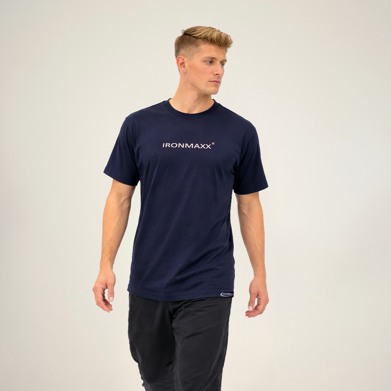 T-Shirt Herren Dunkelblau - Herren L