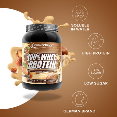 100% Whey Protein (900g) - Hazelnut