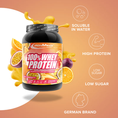 100% Whey Protein (900g) - Orange Passion Fruit