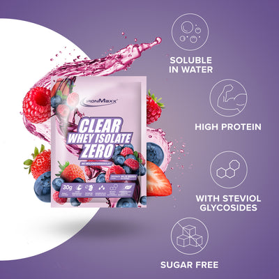 Clear Whey Isolate ZERO (400g) - Wild Berries