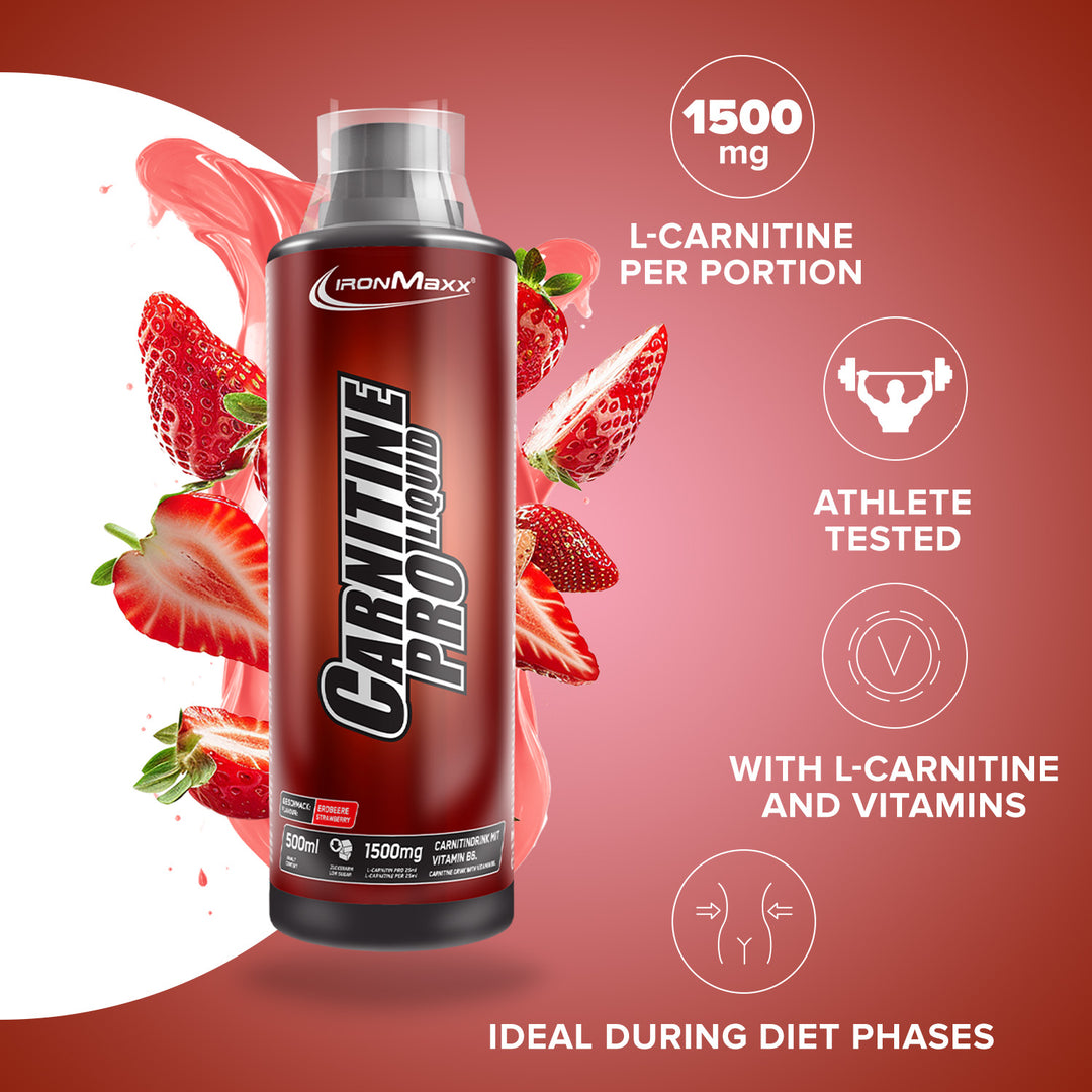 Buy Fatburner Carnitine Pro Liquid from the manufacturer IronMaxx Nutrition Buy Fatburner Carnitine Pro Liquid from the manufacturer IronMaxx Nutrition