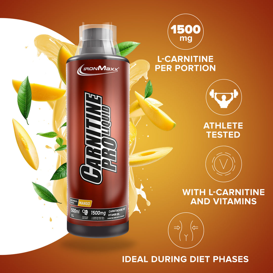 Buy Fatburner Carnitine Pro Liquid from the manufacturer IronMaxx Nutrition Buy Fatburner Carnitine Pro Liquid from the manufacturer IronMaxx Nutrition