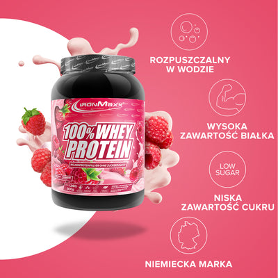 100% <tc>Whey Protein</tc> (900g) - Malina