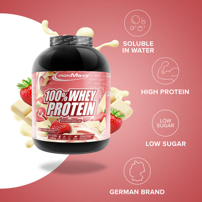 100% Whey Protein (2350g) - White Chocolate-Strawberry
